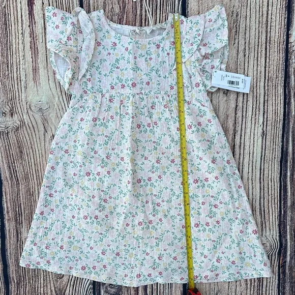 Chelsea & Violet Pink Floral Kids Dress - Picture 8 of 9
